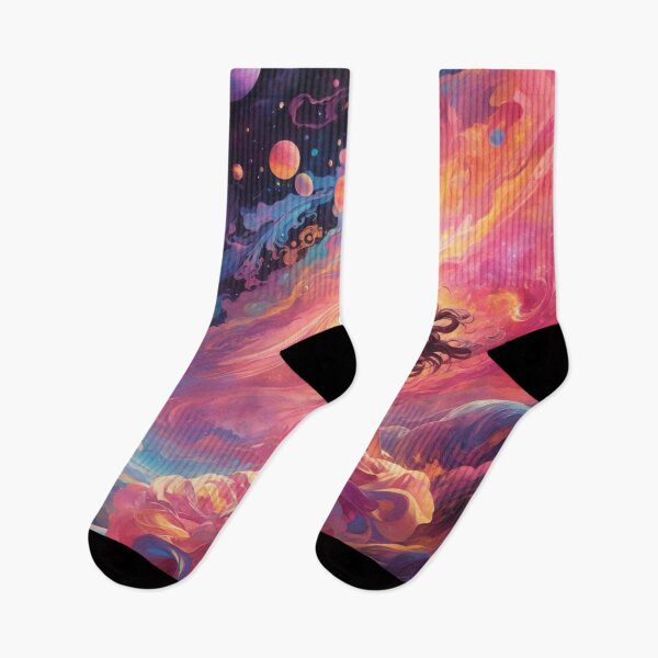 Item preview, 006 Planets and Galaxy In a Psychedelic Landscape designed and sold by Alexis Art Collection.
