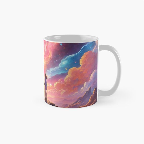 Artikelvorschau, 007 Planets and Galaxy In a Psychedelic Landscape entworfen und verkauft von Alexis Art Collection.