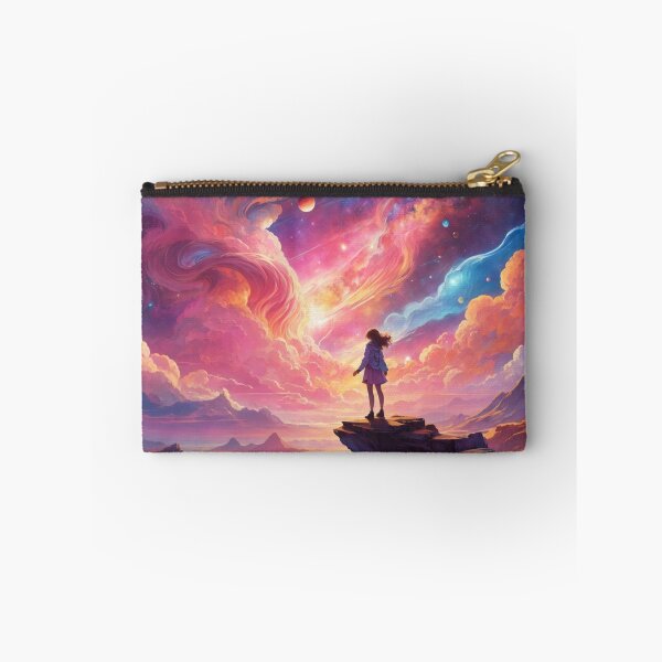 Item preview, 007 Planets and Galaxy In a Psychedelic Landscape designed and sold by Alexis Art Collection.