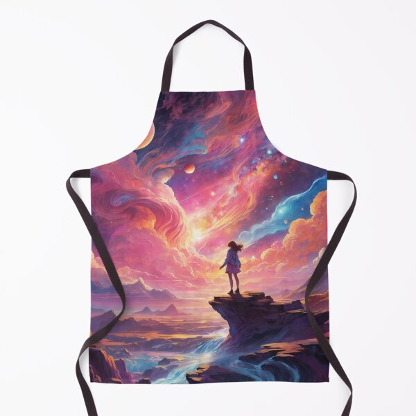 Artikelvorschau, 007 Planets and Galaxy In a Psychedelic Landscape entworfen und verkauft von Alexis Art Collection.