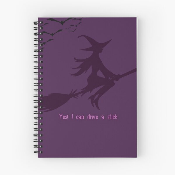 Item preview, Witch driving a stick designed and sold by HeartofGenius.
