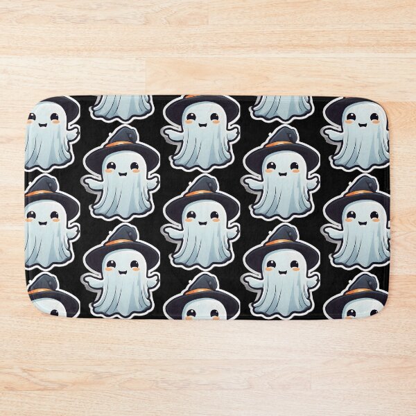 Item preview, Cute Ghost in a Witch Hat designed and sold by Design-Illusi0n.