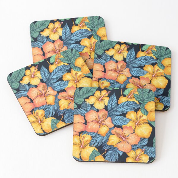 Item preview, Midnight Hibiscus Bloom, Vividly Florally  designed and sold by FairX.