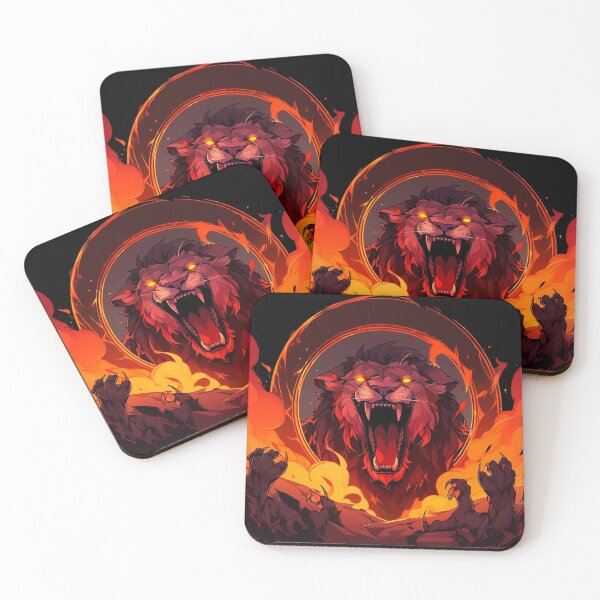 Item preview, lion in hell designed and sold by maniabx.