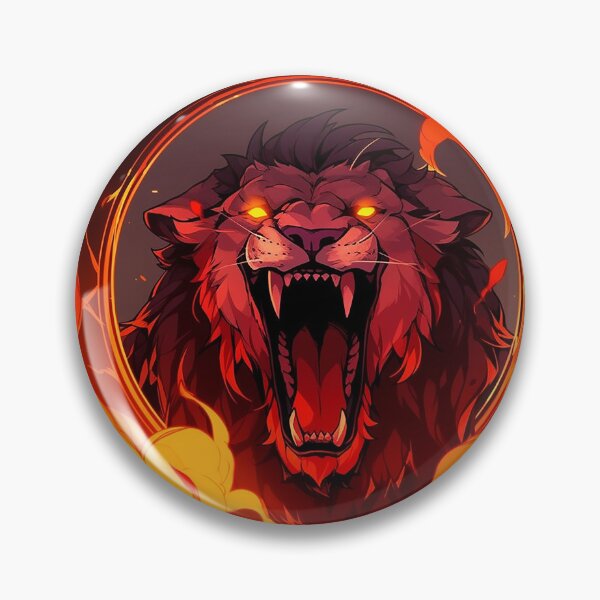Item preview, lion in hell designed and sold by maniabx.