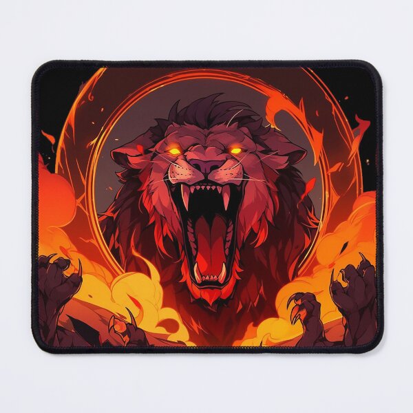 Item preview, lion in hell designed and sold by maniabx.