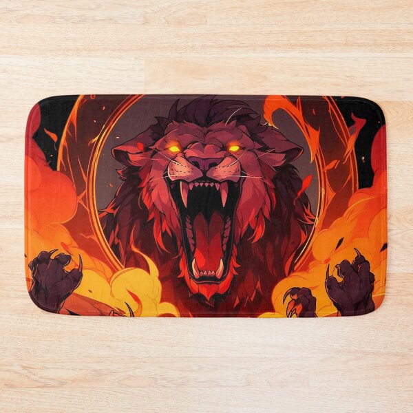 Item preview, lion in hell designed and sold by maniabx.
