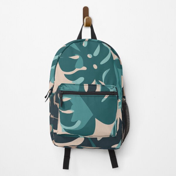 Item preview,  Monstera leaves on beige background designed and sold by EMJAYHeiss.