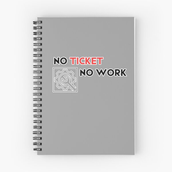 Item preview, No Ticket No Work designed and sold by QlkaDotCom SHOP.