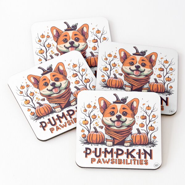 Item preview, Cute Halloween Corgi: Pumpkin Pawsibilities!  designed and sold by Witcrafters.