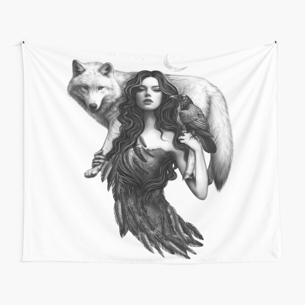 Power Of The Wolf Tapestry for Sale by Andrea Hrnjak | Redbubble Power Of The Wolf Tapestry for Sale by Andrea Hrnjak