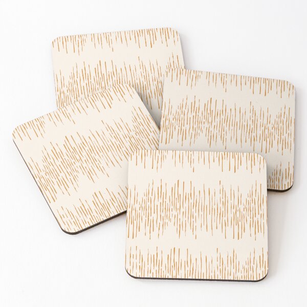Item preview, Abstract lines natural beige gold designed and sold by aliceandida.