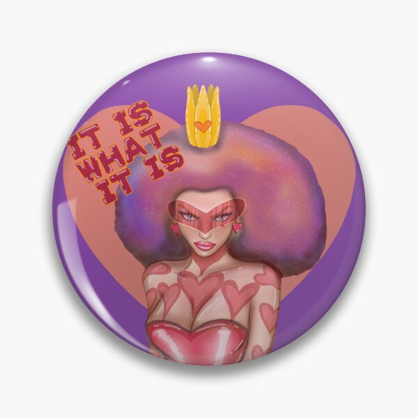 Item preview, IT IS WHAT IT IS, RED QUEEN WOMAN ILLUSTRATION designed and sold by La Loca.