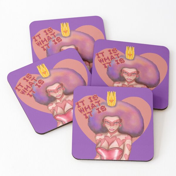 Item preview, IT IS WHAT IT IS, RED QUEEN WOMAN ILLUSTRATION designed and sold by La Loca.