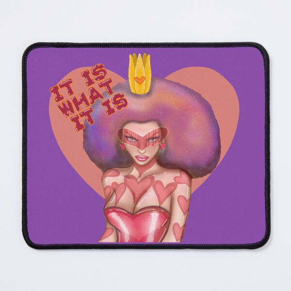 Item preview, IT IS WHAT IT IS, RED QUEEN WOMAN ILLUSTRATION designed and sold by La Loca.