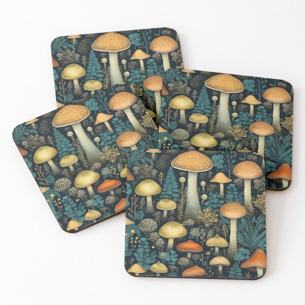 Item preview, Mushroom Glow, Moonlit Retreat designed and sold by FairX.