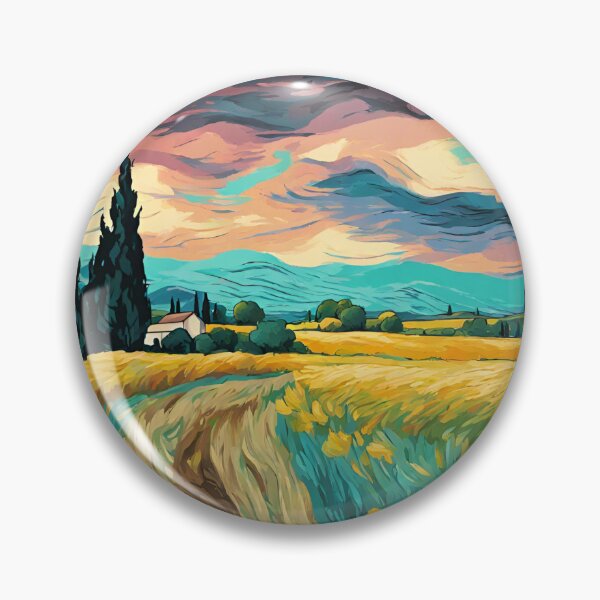 Item preview, Vangogh style landscape designed and sold by PennyEmber.
