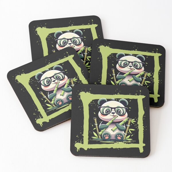 Item preview,  cute Panda Eating Bamboo  Wear sanglasses  designed and sold by Clouth Clothing  ⭐⭐⭐⭐⭐.