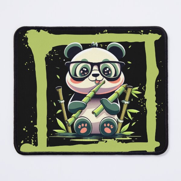 Item preview,  cute Panda Eating Bamboo  Wear sanglasses  designed and sold by Clouth Clothing  ⭐⭐⭐⭐⭐.