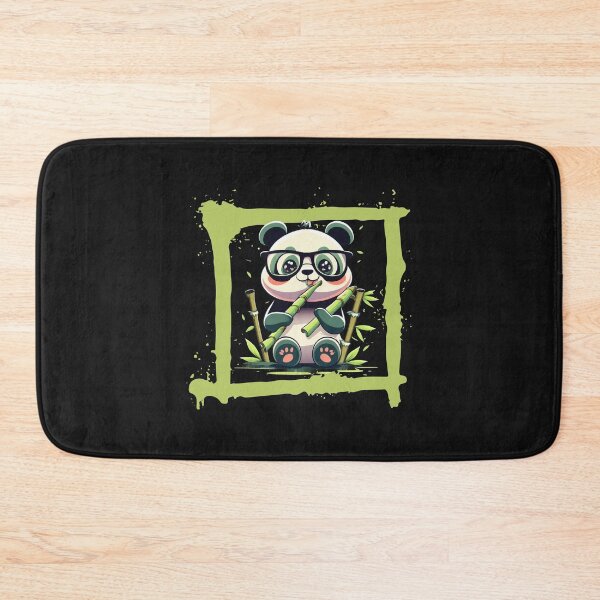 Item preview,  cute Panda Eating Bamboo  Wear sanglasses  designed and sold by Clouth Clothing  ⭐⭐⭐⭐⭐.