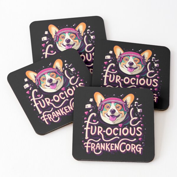 Item preview, Cute Halloween Corgi: Fur-ocious Frankencorg! designed and sold by Witcrafters.