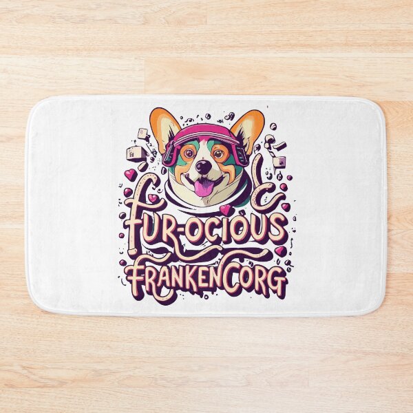 Item preview, Cute Halloween Corgi: Fur-ocious Frankencorg! designed and sold by Witcrafters.