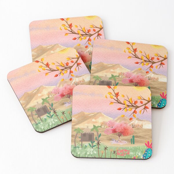 Item preview, Welcome To The Land Of beautiful aesthetic hills with red flower meadows  designed and sold by Oorviart.