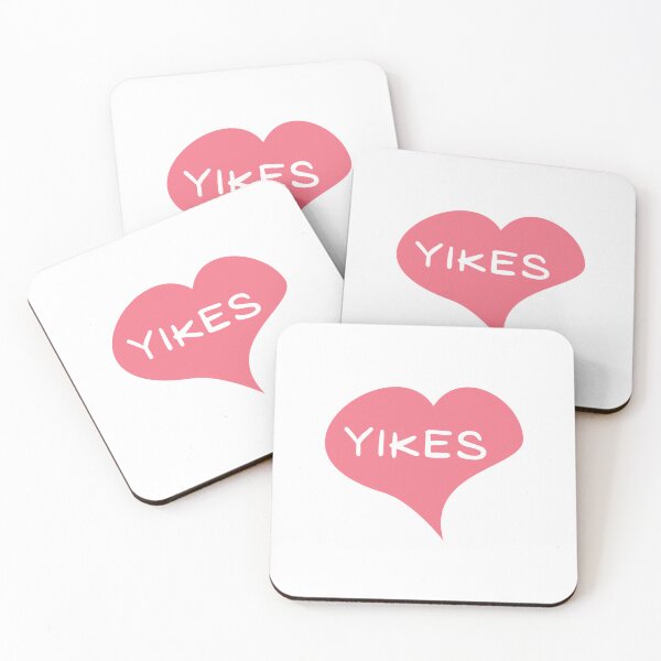 Item preview, YIKES Pink Love Heart designed and sold by usernamenaijan.