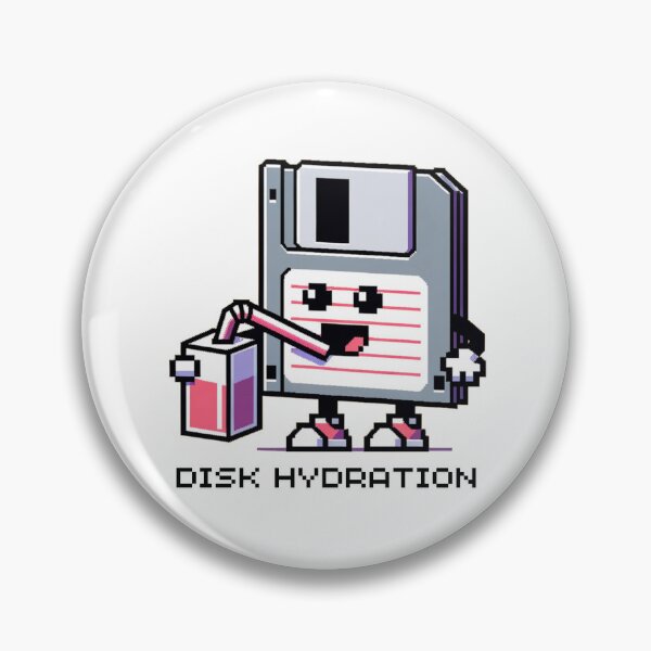 Item preview, Disk Hydration - Quenching Digital Thirst designed and sold by PixelPunkster.
