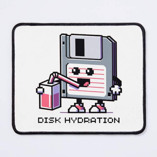 Item preview, Disk Hydration - Quenching Digital Thirst designed and sold by PixelPunkster.
