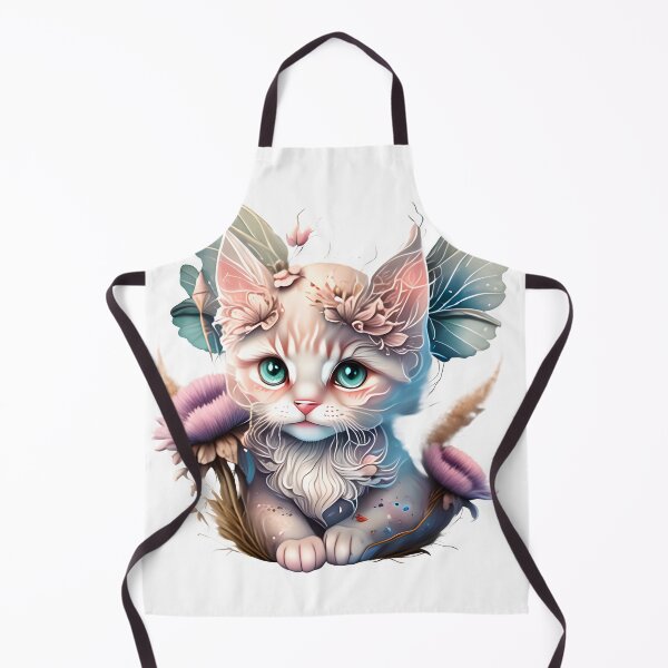 Item preview, Fantasy fairytale cat with big ears designed and sold by EdeniaArtStudio.