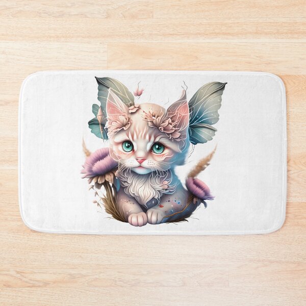 Item preview, Fantasy fairytale cat with big ears designed and sold by EdeniaArtStudio.