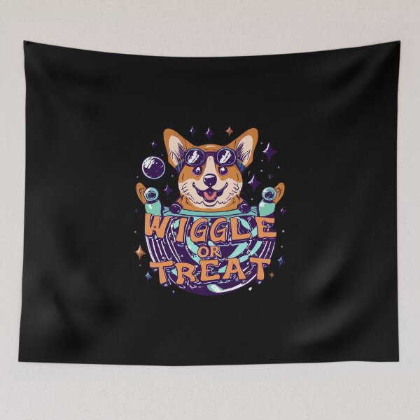 Item preview, Cute Halloween Corgi: Wiggle or Treat Cute Halloween designed and sold by Witcrafters.