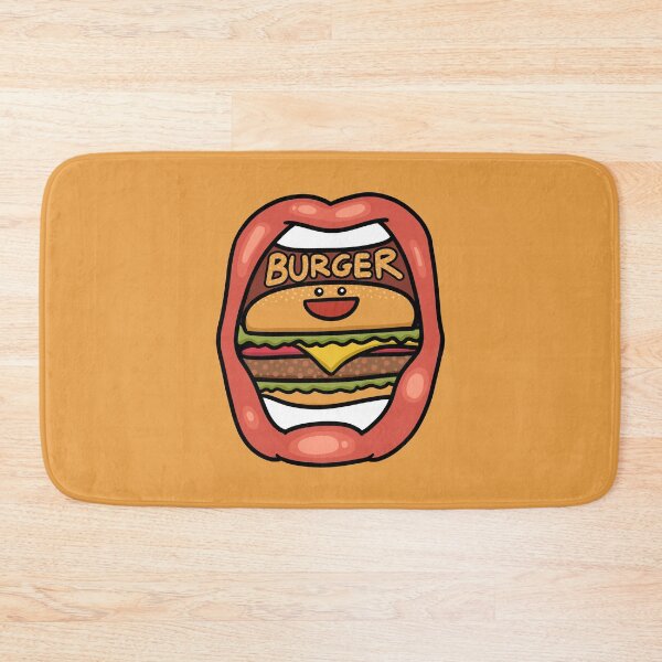 Item preview, Fast Food Lover, Burger in your mouth designed and sold by bubboboon.