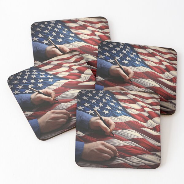 Item preview, American Flag with, Veterans Day designed and sold by inkArtistryfine.