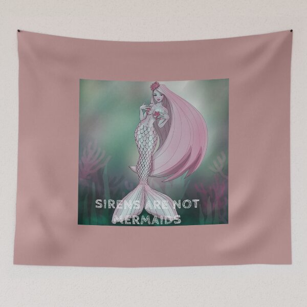 Item preview, Sirens are not mermaids, Fantasy illustration. designed and sold by La Loca.
