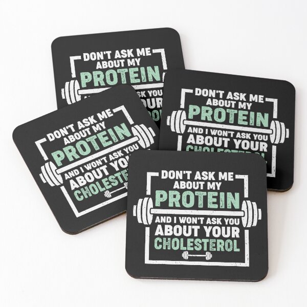 Item preview, Fitness Jokes Don't Ask Me About My Protein designed and sold by tmerchtrends.