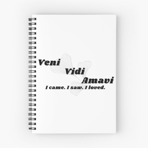 Item preview, Veni Vidi Amavi "I came. I saw. I loved." Version 1 designed and sold by Feather n'  Ink.