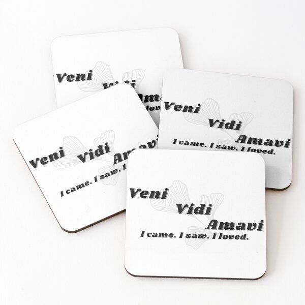 Item preview, Veni Vidi Amavi "I came. I saw. I loved." Version 1 designed and sold by Feather n'  Ink.