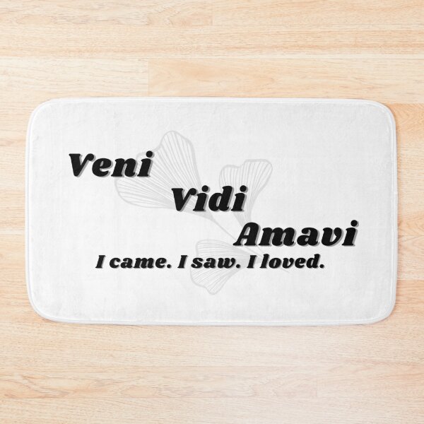 Item preview, Veni Vidi Amavi "I came. I saw. I loved." Version 1 designed and sold by Feather n' Ink.