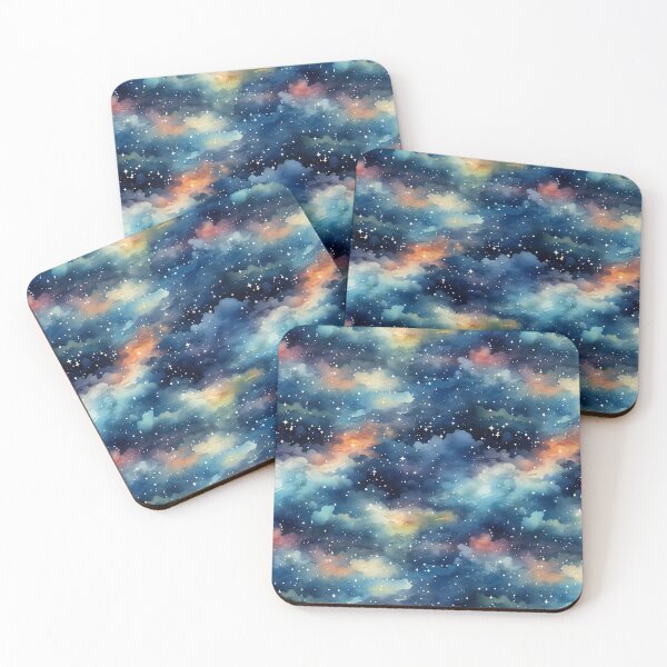 Item preview, Starry night watercolor pattern #6 designed and sold by NatureSight.