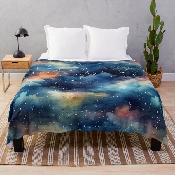 Item preview, Starry night watercolor pattern #6 designed and sold by NatureSight.