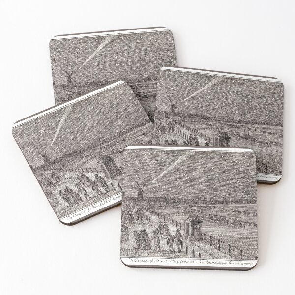 Item preview, Comet Above Amsterdam, Netherlands 1769 Aert Schouman designed and sold by RocketshipRetro.