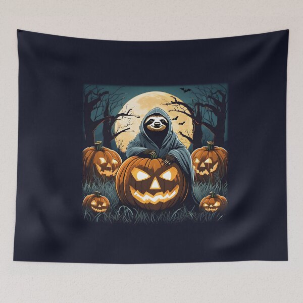Item preview, Ghostly Sloth's Midnight Haunt designed and sold by slothsandducks.