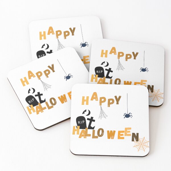 Item preview, Happy Halloween text in autumn colors designed and sold by Created by Aia.
