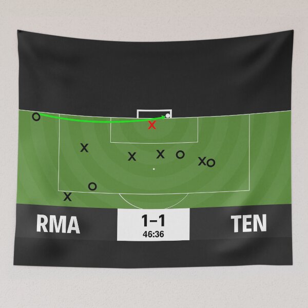 Item preview, Impossible Angle Goal by Roberto Carlos vs Tenerife for Real Madrid designed and sold by ICsIcons.