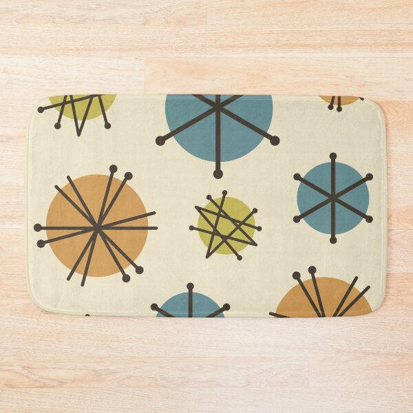 Item preview, Mid Century Modern Starbursts Multicolored designed and sold by thepixelgarden.