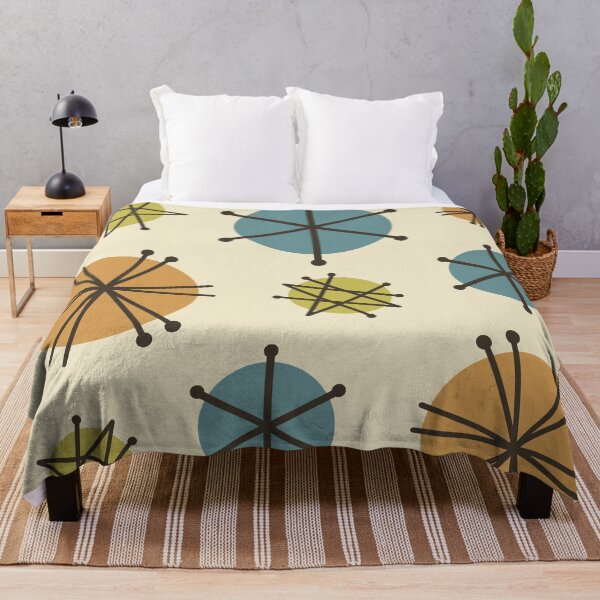 Item preview, Mid Century Modern Starbursts Multicolored designed and sold by thepixelgarden.