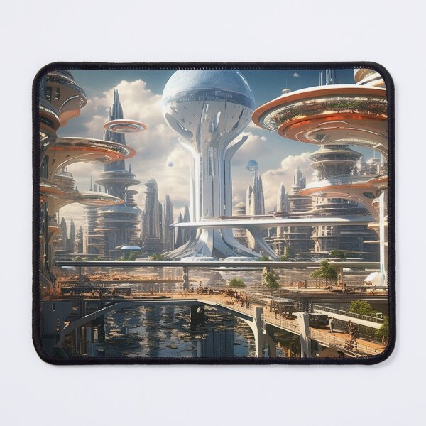 Item preview, future city with modern building coming soon designed and sold by supersanko.