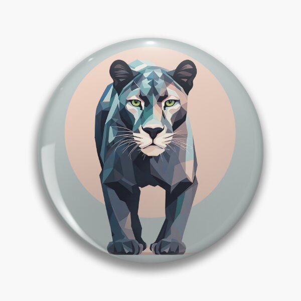 Item preview, Beautiful Blue Tiger Geometric Polygon Design designed and sold by DesignDrifts.
